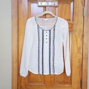 Candie's small sheer blouse